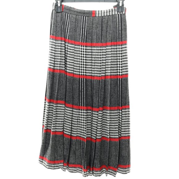 Vintage ILGWU Tag 70s Pleated Skirt β’ Union Made in the USA β’ Size Women's 6 - Picture 4 of 15